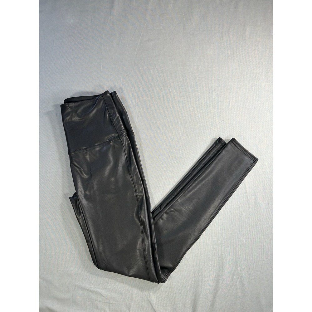 Jane and Bleecker Faux Leather Black Leggings Size Women's Medium
